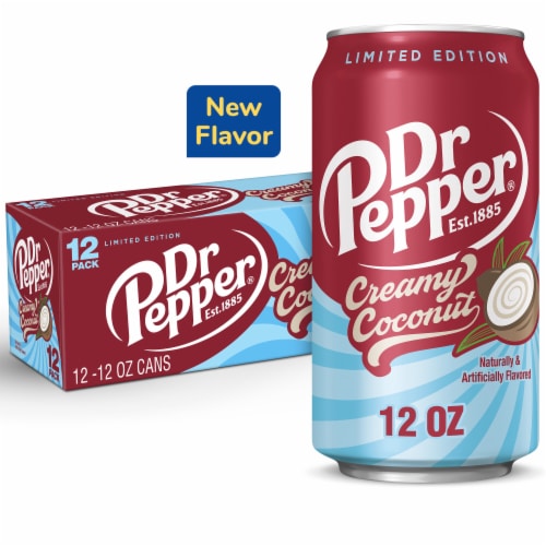 Dr Pepper Creamy Coconut Soda - Travel Soda
