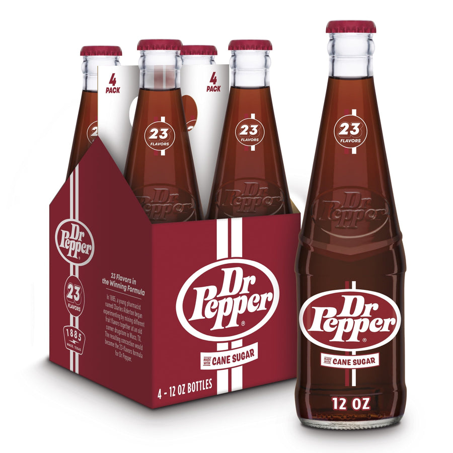 Dr Pepper Real Sugar Soda - Fresh Soda Bottle