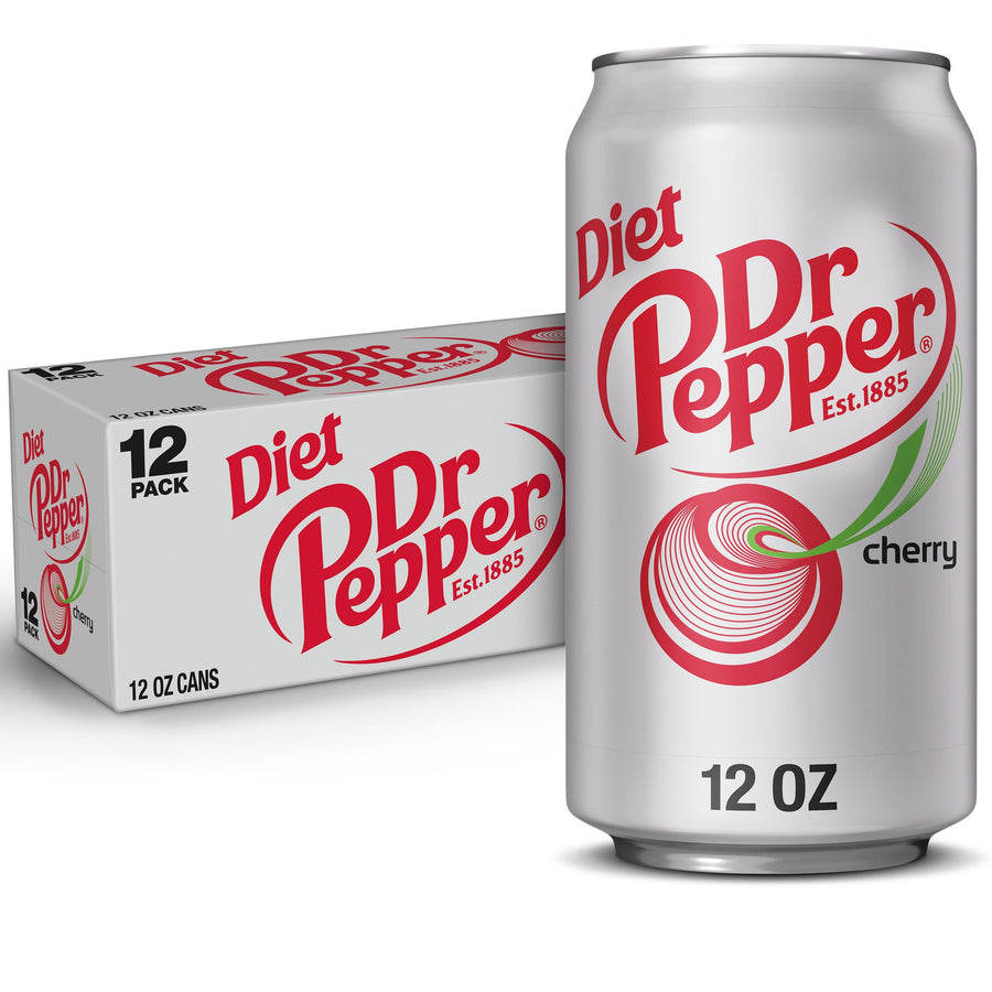 Diet Dr Pepper Cherry Soda - Essential Soda Bottle